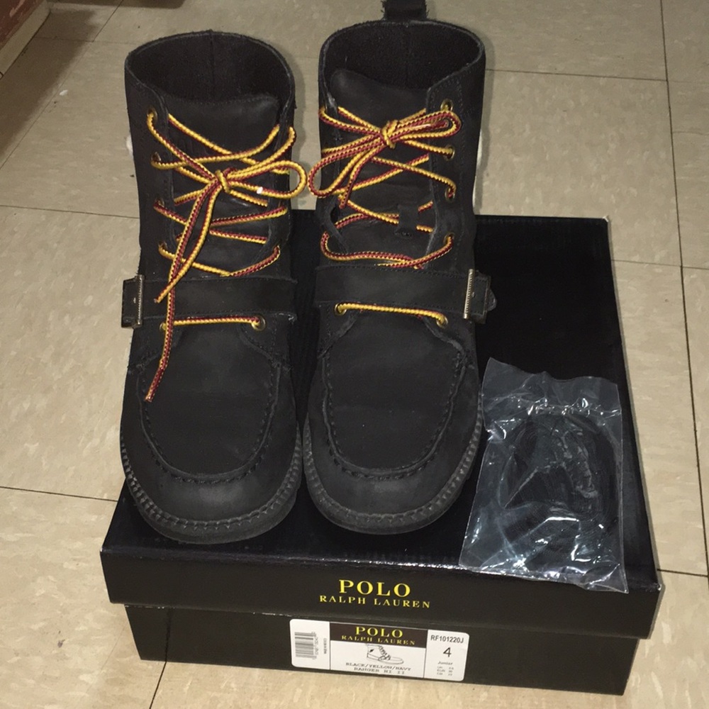 🔥 today deal polo Ralph Lauren boots size 4